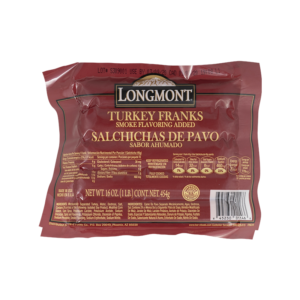 Salchicha de pavo sabor ahumado Longmont 454g