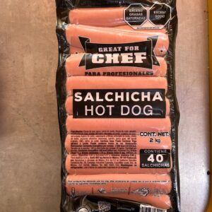 Salchicha Hot Dogs Great for chef 2kg
