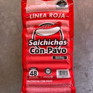 Salchicha con pavo linea roja 2.4Kg