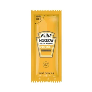 Mostaza Heinz sobre 5gr caja c/200